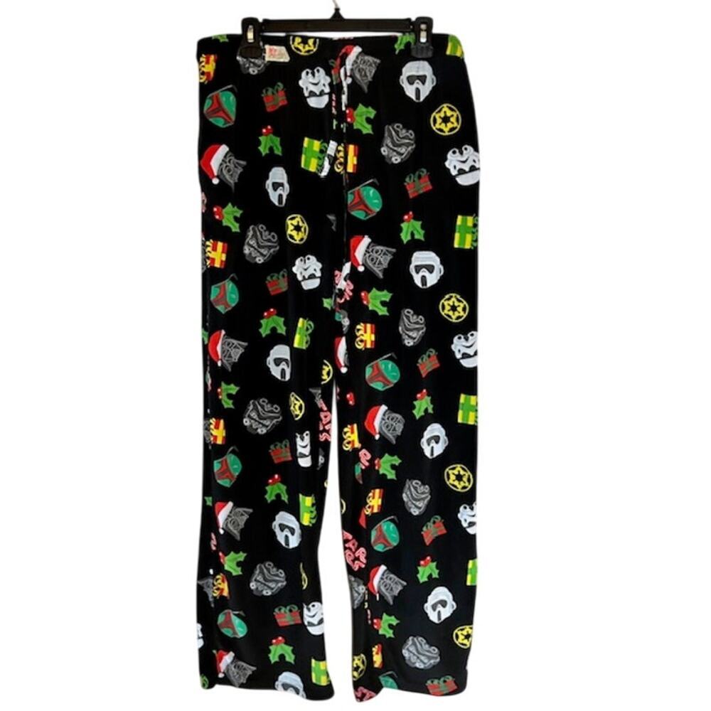 Star Wars Christmas Themed Sleepwear Soft Fleece Pajama Pants size XL